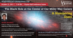 The Black Hole at the Center of Our Milky Way Galaxy 2012 : Dr. Mark Morris