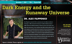 Dark Energy and the Runaway Universe 2009 : Dr. Alex Filippenko